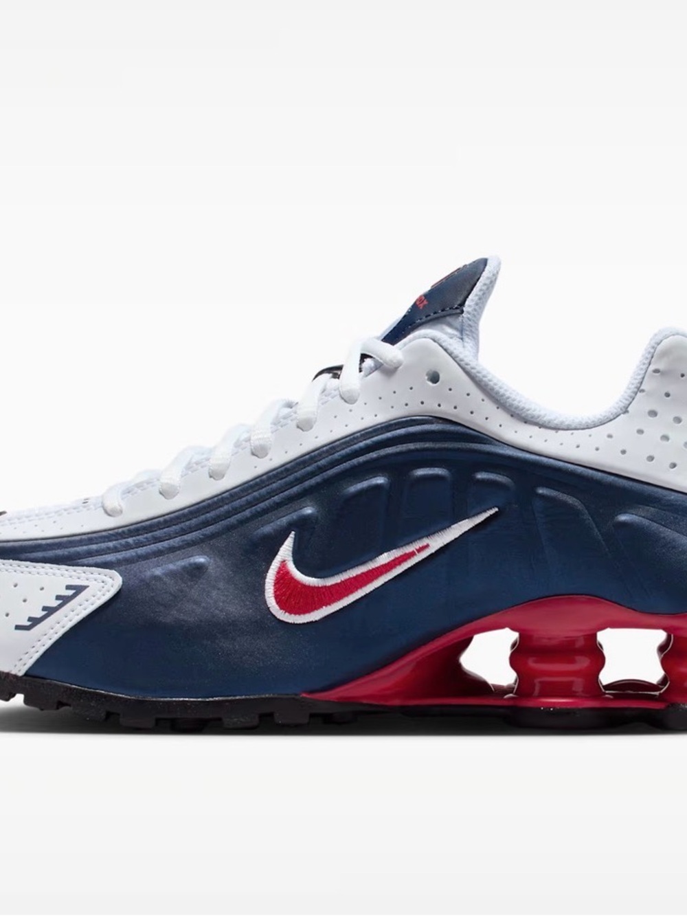 Nike Shox R4 USA Blue White Red Shox Low-Top Sneaker
